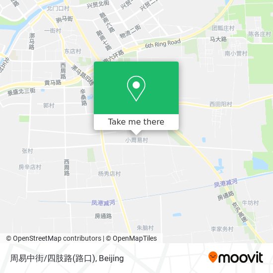 周易中街/四肢路(路口) map