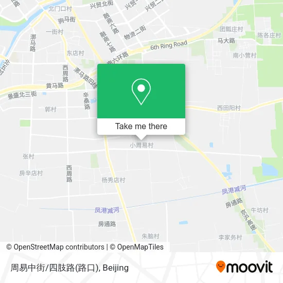 周易中街/四肢路(路口) map