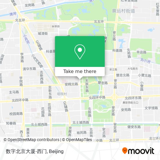 数字北京大厦-西门 map