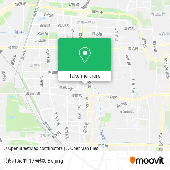 滨河东里-17号楼 map