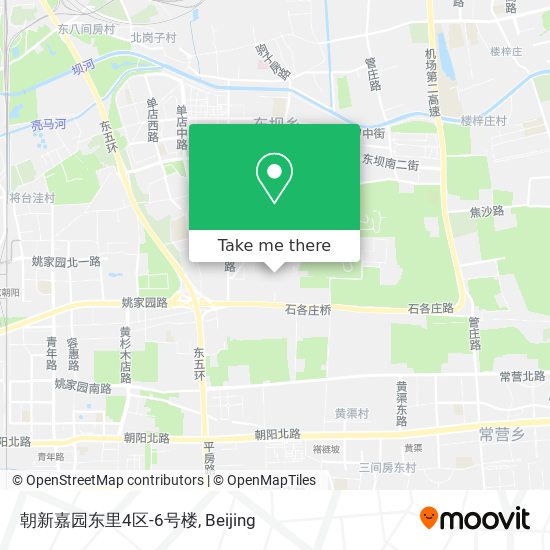 朝新嘉园东里4区-6号楼 map