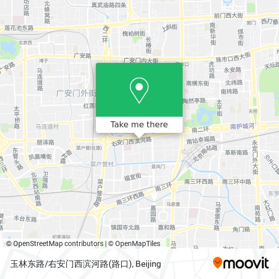 玉林东路/右安门西滨河路(路口) map