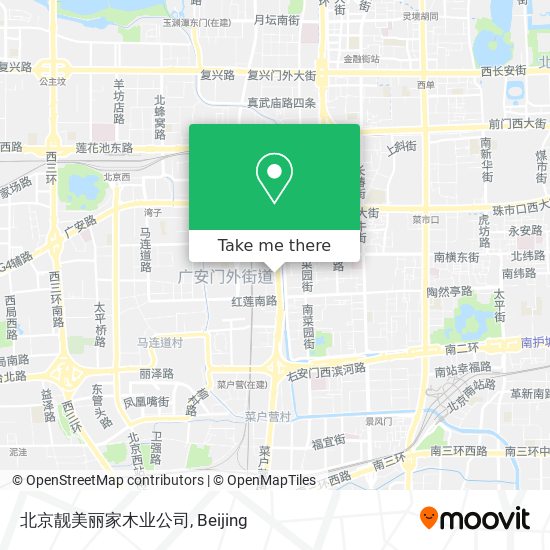 北京靓美丽家木业公司 map