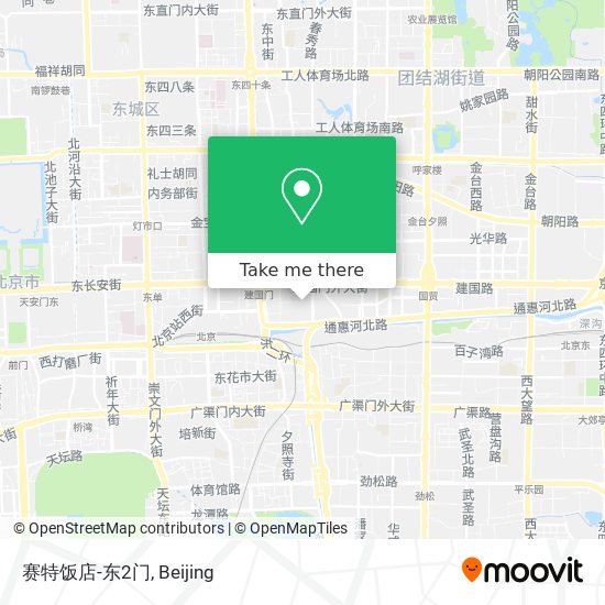 赛特饭店-东2门 map