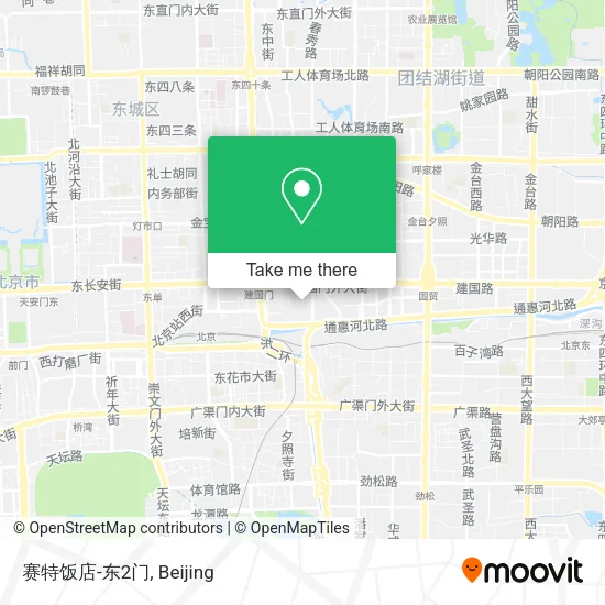 赛特饭店-东2门 map