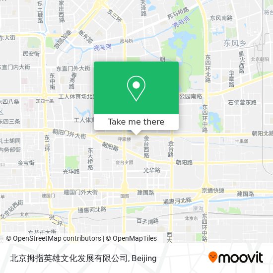 北京拇指英雄文化发展有限公司 map