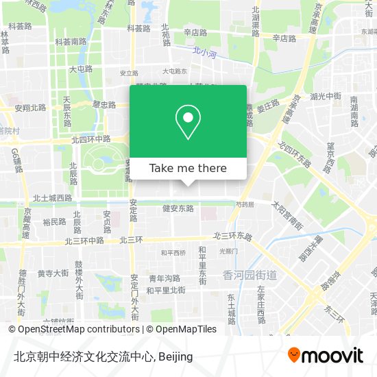 北京朝中经济文化交流中心 map
