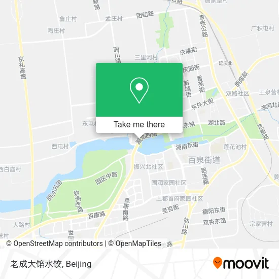老成大馅水饺 map