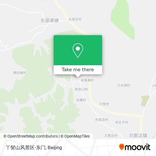 丫髻山风景区-东门 map