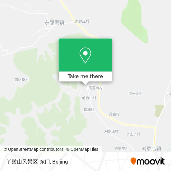 丫髻山风景区-东门 map