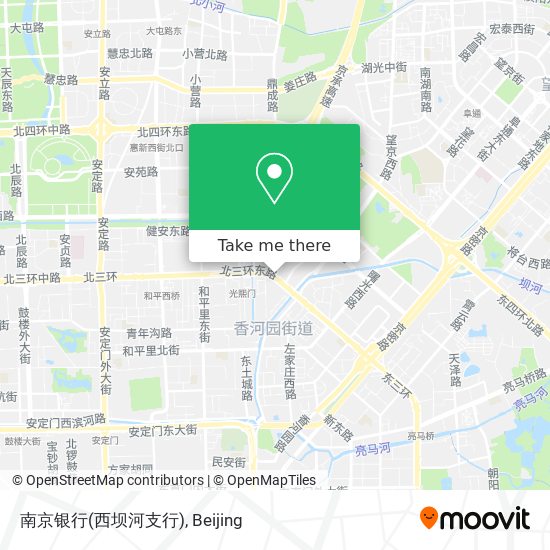 南京银行(西坝河支行) map