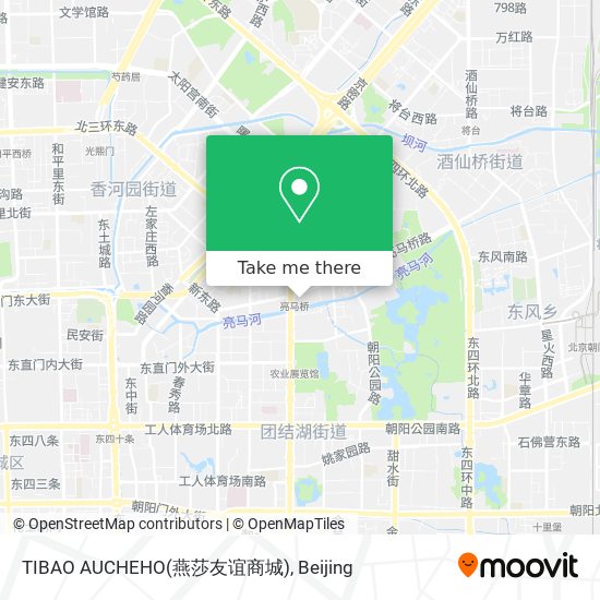 TIBAO AUCHEHO(燕莎友谊商城) map