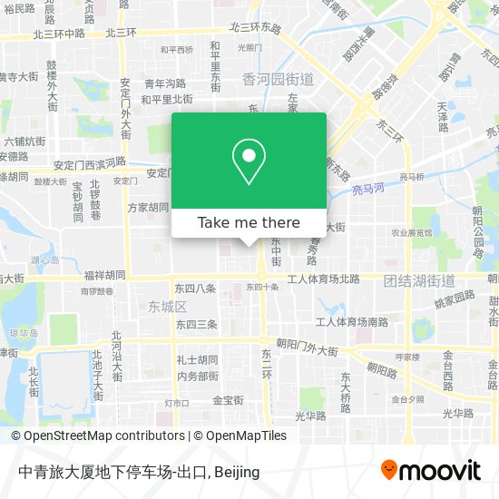 中青旅大厦地下停车场-出口 map