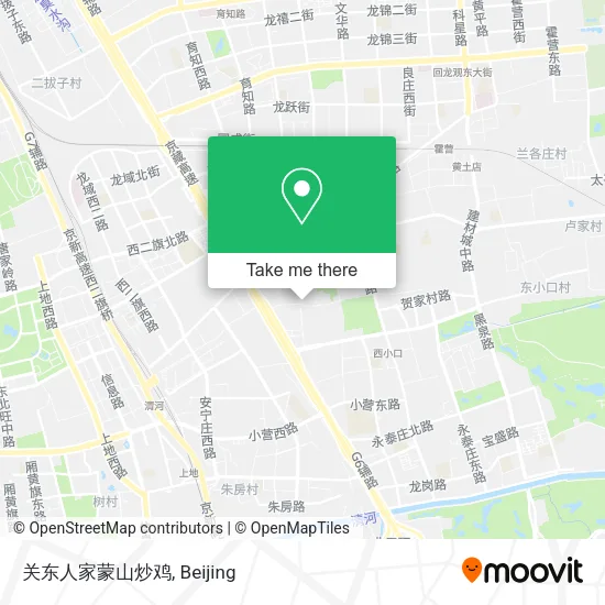 关东人家蒙山炒鸡 map