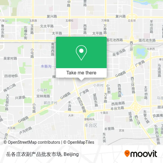 岳各庄农副产品批发市场 map