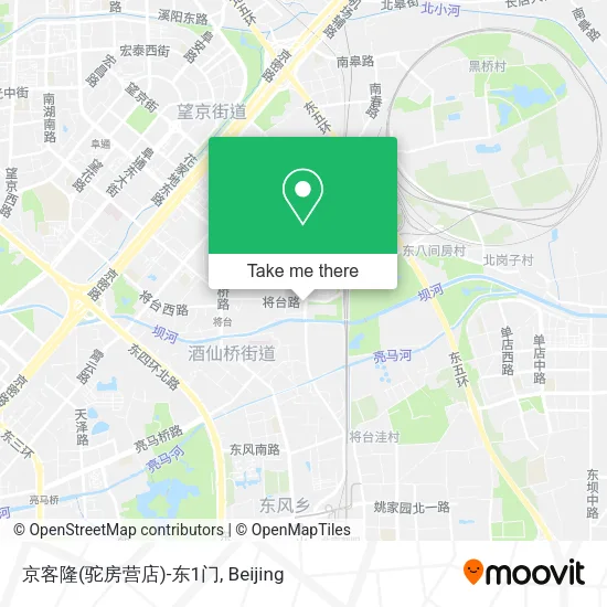 京客隆(驼房营店)-东1门 map
