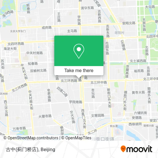 古中(蓟门桥店) map