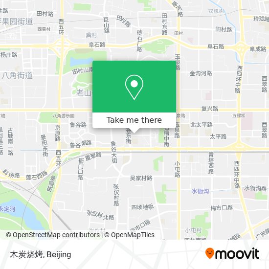 木炭烧烤 map