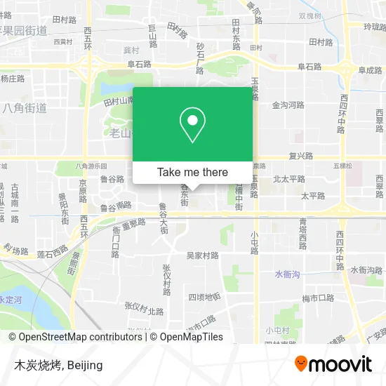 木炭烧烤 map