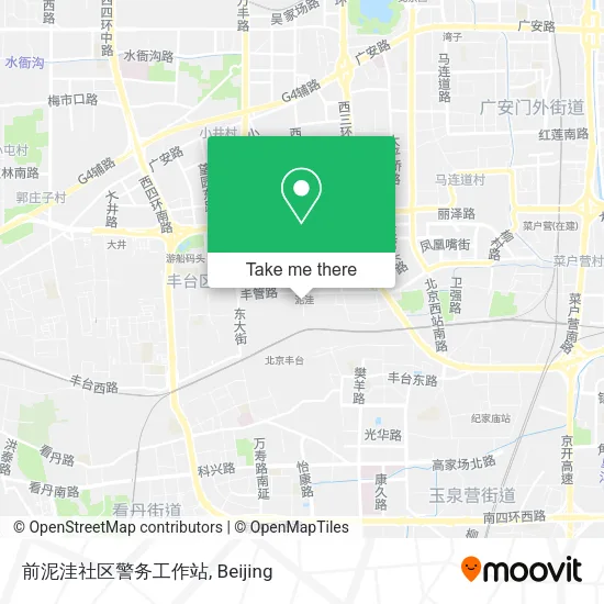 前泥洼社区警务工作站 map