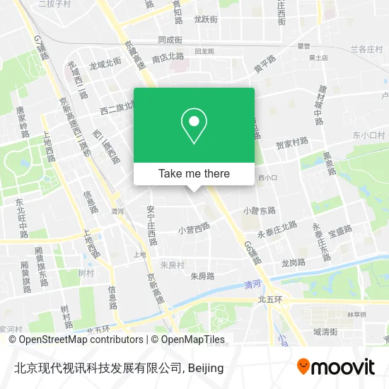 北京现代视讯科技发展有限公司 map