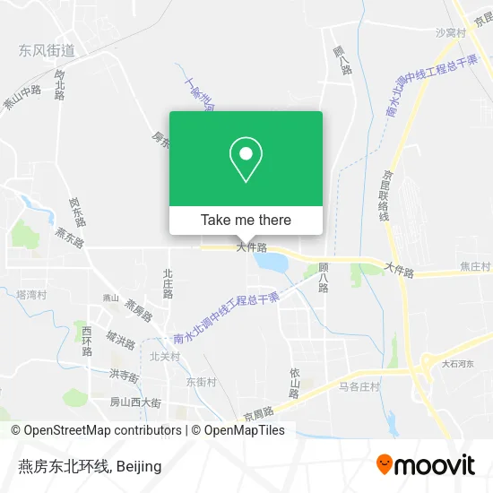 燕房东北环线 map