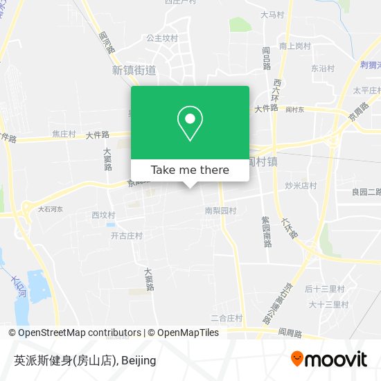 英派斯健身(房山店) map