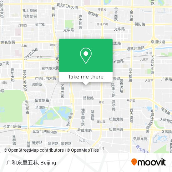 广和东里五巷 map