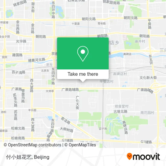 付小姐花艺 map