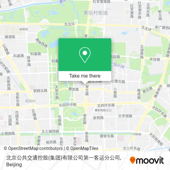 北京公共交通控股(集团)有限公司第一客运分公司 map
