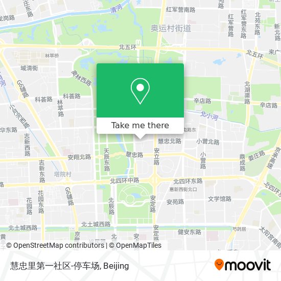 慧忠里第一社区-停车场 map
