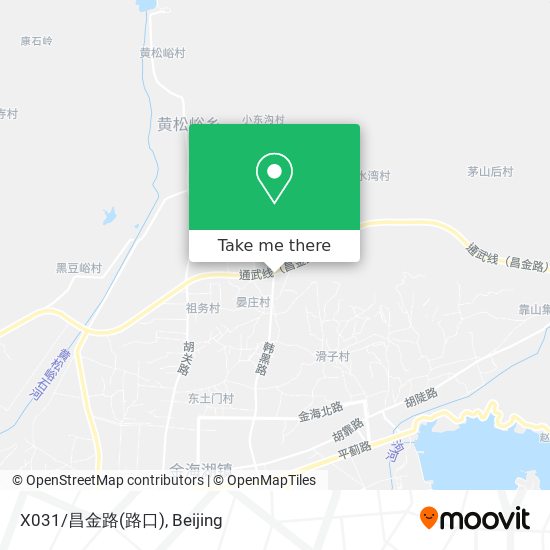 X031/昌金路(路口) map