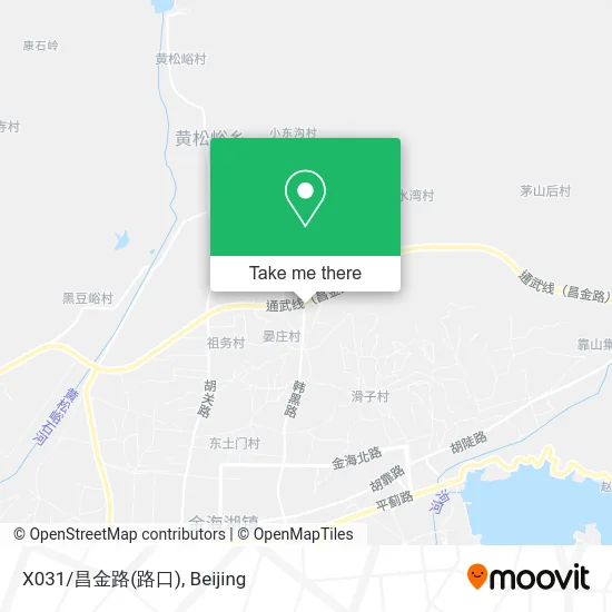 X031/昌金路(路口) map