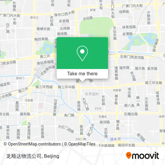 龙顺达物流公司 map