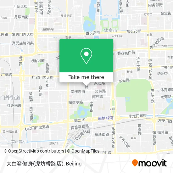 大白鲨健身(虎坊桥路店) map