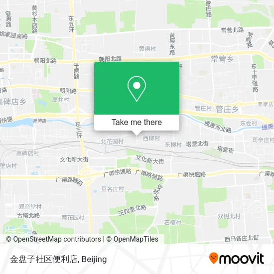 金盘子社区便利店 map