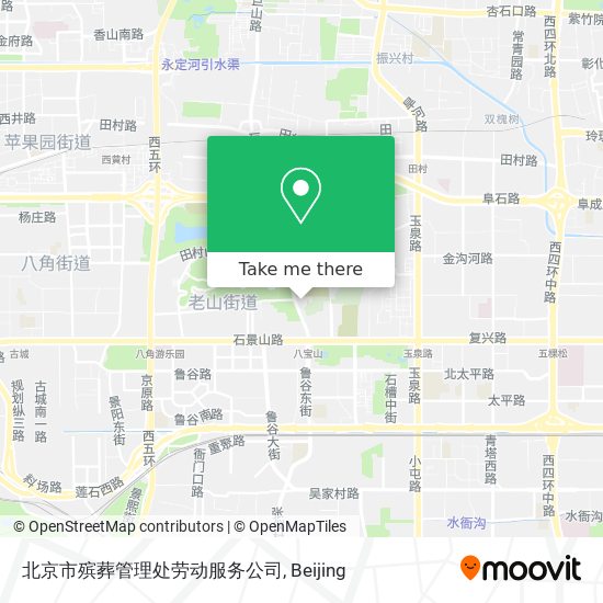 北京市殡葬管理处劳动服务公司 map