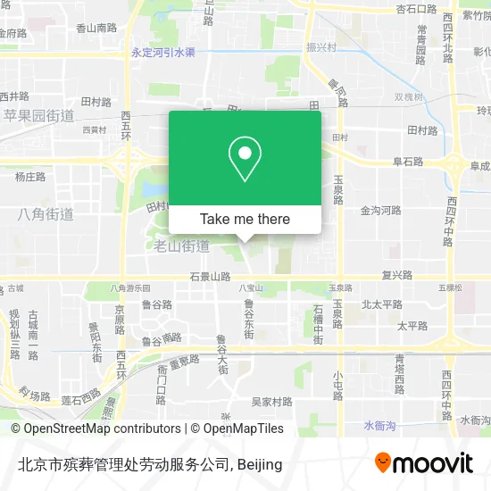 北京市殡葬管理处劳动服务公司 map
