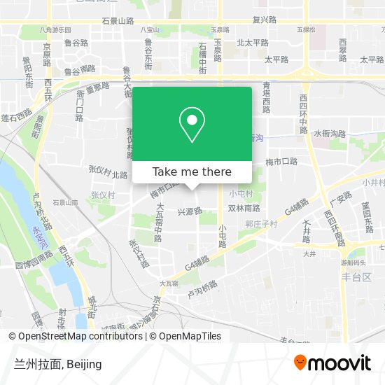 兰州拉面 map