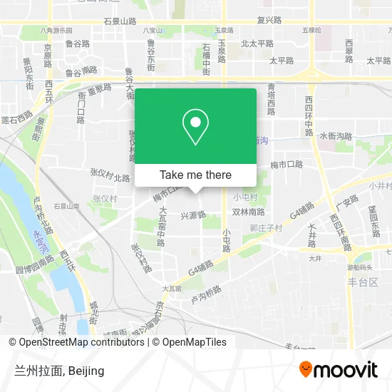 兰州拉面 map