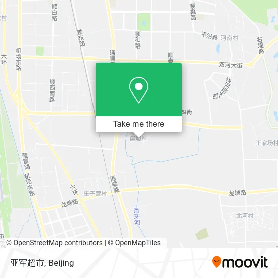 亚军超市 map
