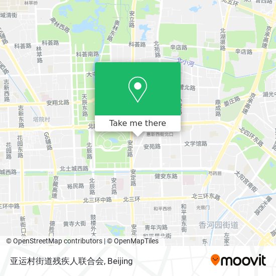 亚运村街道残疾人联合会 map