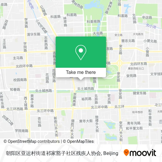 朝阳区亚运村街道祁家豁子社区残疾人协会 map