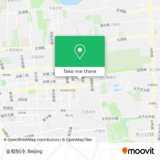 金都制冷 map
