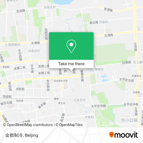 金都制冷 map