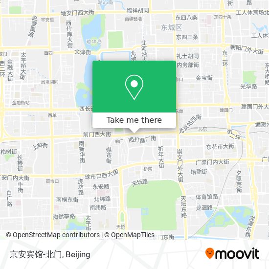京安宾馆-北门 map