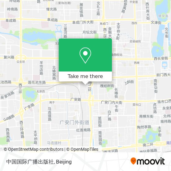 中国国际广播出版社 map