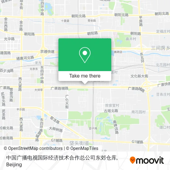 中国广播电视国际经济技术合作总公司东郊仓库 map