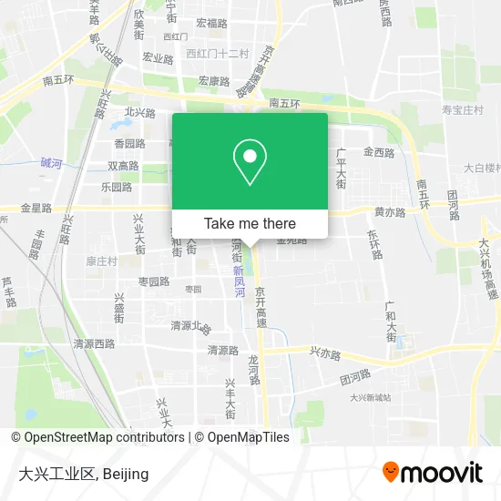 大兴工业区 map