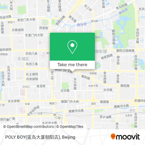 POLY BOY(蓝岛大厦朝阳店) map